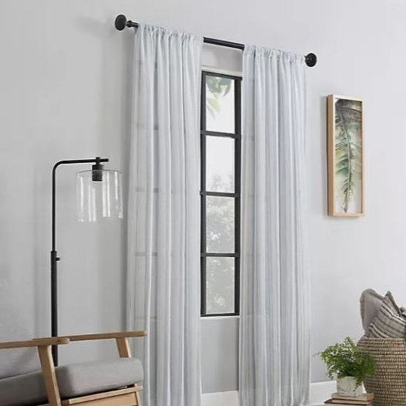 Clean Window® 84-Inch Window Curtain 1 Panel Blue - Picture 1 of 6